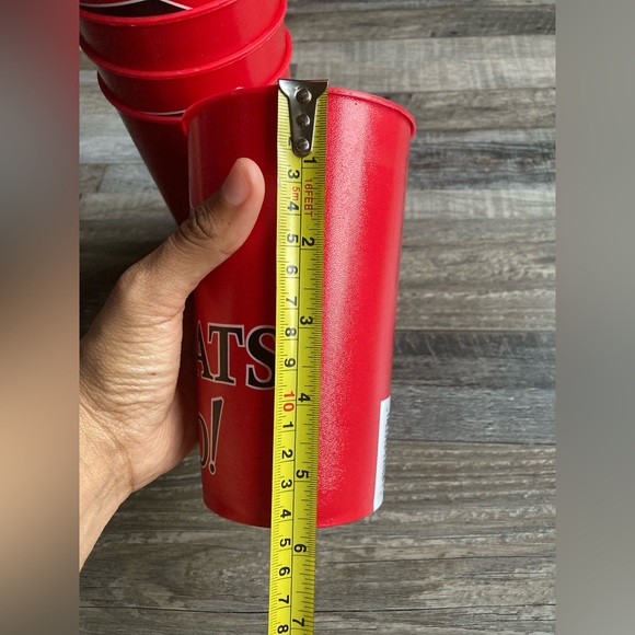 Red & Black Graduate Party Cups Set Of 8 - Picture 2 of 5